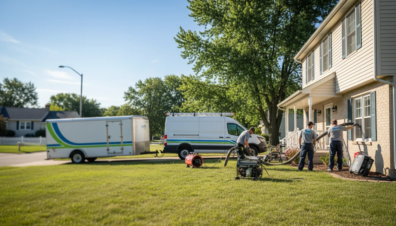 Flooded Basement Restoration And Cleanup With Repair in Ira, IA near me